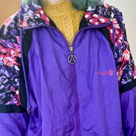 Vtg c.1990s windbreaker 🖤 - Picture 9 of 13